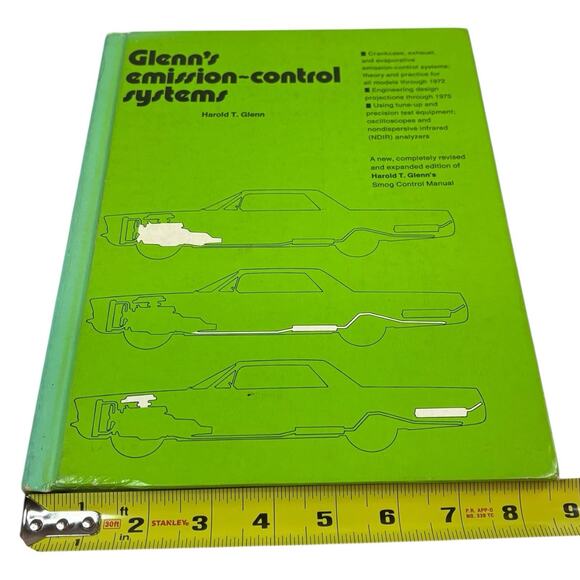 VTG 1972 "Glenn's Emission-Control Systems" Harold T. Glenn HC Auto Car Manual - Picture 2 of 16